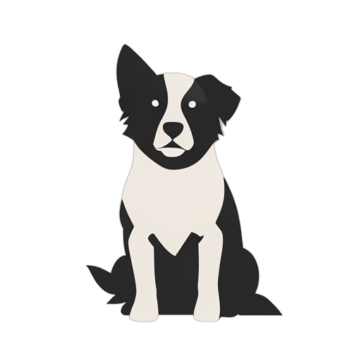 Flat Icon Dog