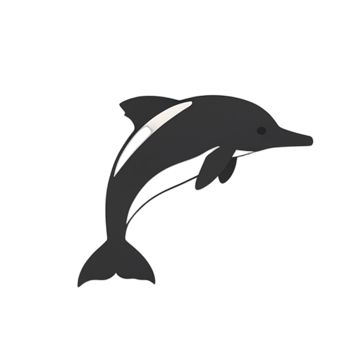 Flat Icon Dolphin