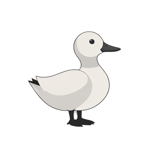 Flat Icon Duck