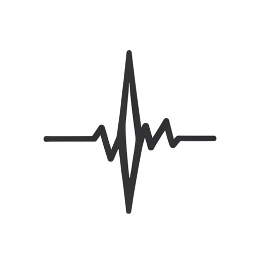 Flat Icon 心電図