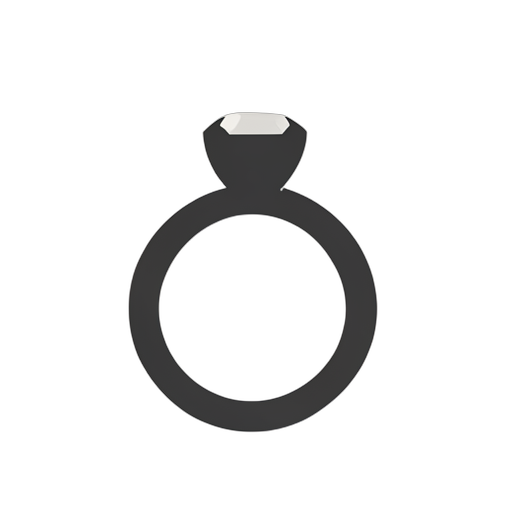 Flat Icon Anello di fidanzamento