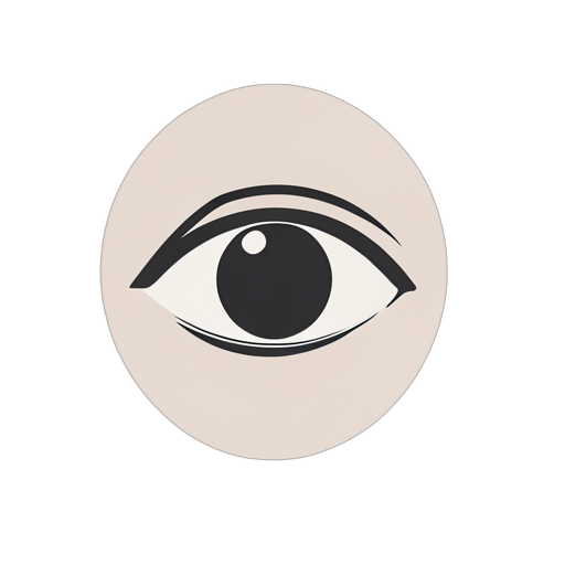 Flat Icon عين مغلقة