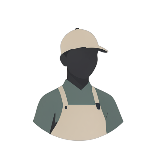 Flat Icon Çiftçi