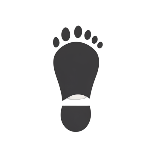 Flat Icon Dấu chân