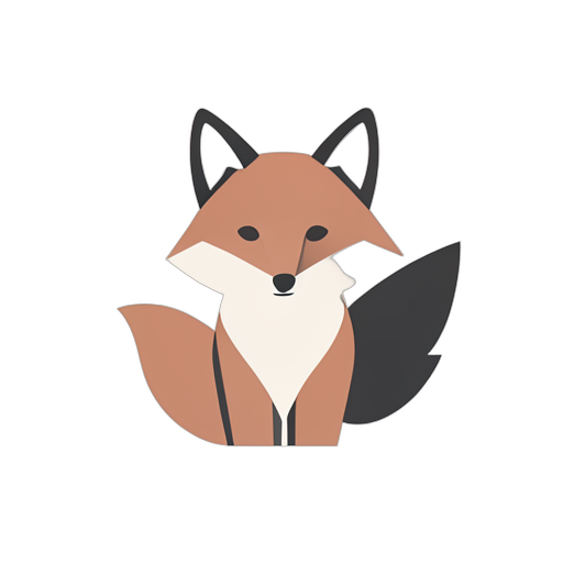 Flat Icon Fox