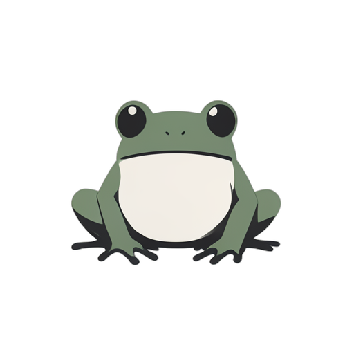 Flat Icon Frosch