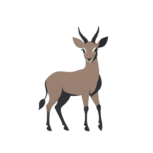 Flat Icon Gazelle