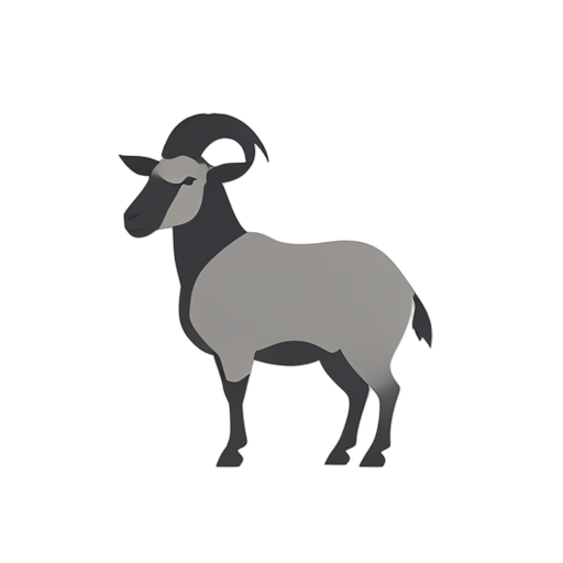 Flat Icon Chèvre