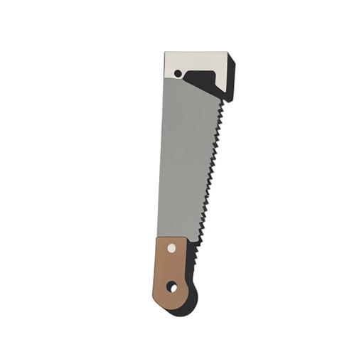 Flat Icon ручная пила