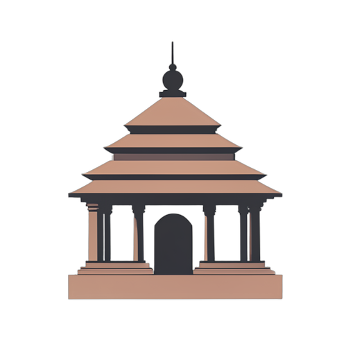 Flat Icon Hindutempel