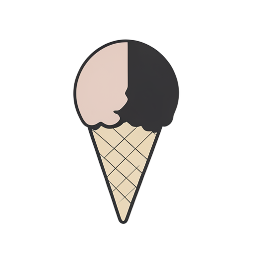 Flat Icon Ice Cream