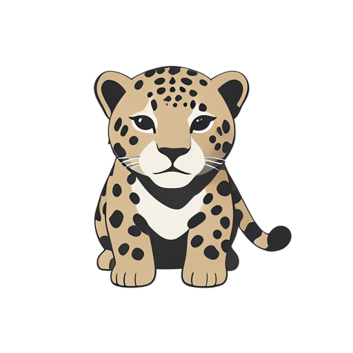 Flat Icon Jaguar