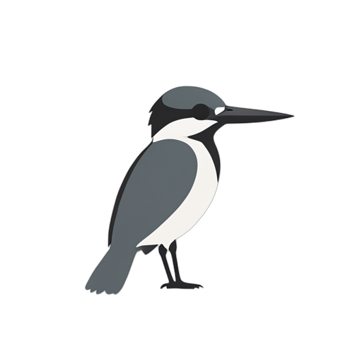 Flat Icon Kingfisher