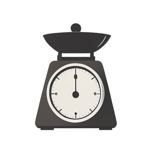 Flat Icon Kitchen Scale