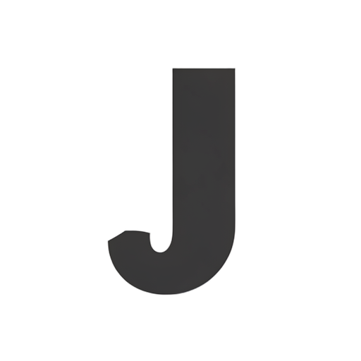 Flat Icon Letter J