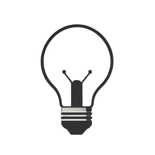 Flat Icon Lightbulb