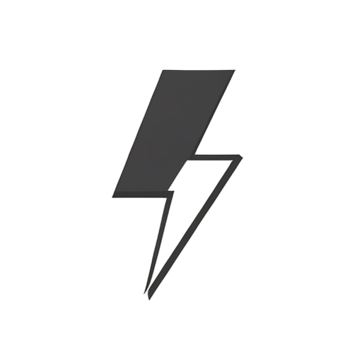 Flat Icon Lightning Strike