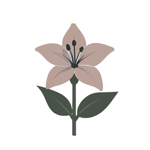 Flat Icon Lilie