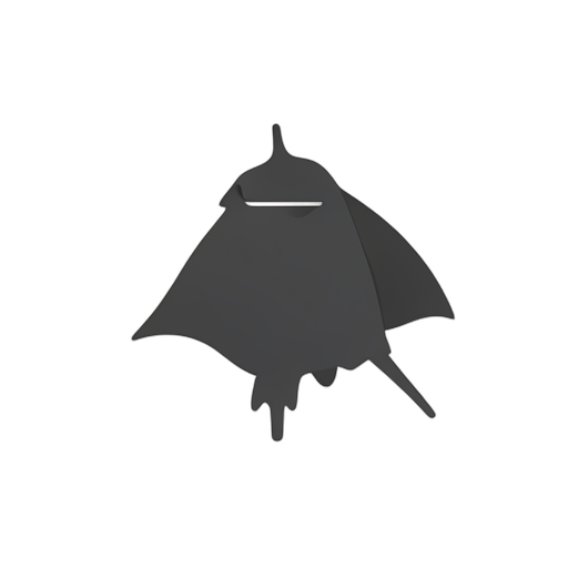 Flat Icon Manta-Rays