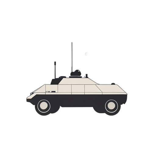 Flat Icon Mars Rover