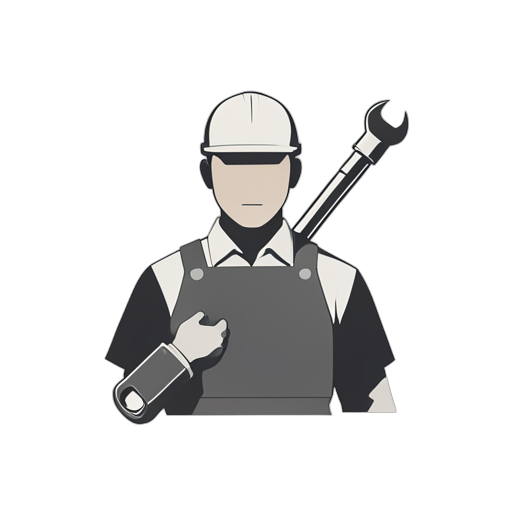 Flat Icon Mechaniker