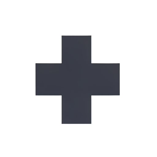 Flat Icon Medizinisches Kreuz
