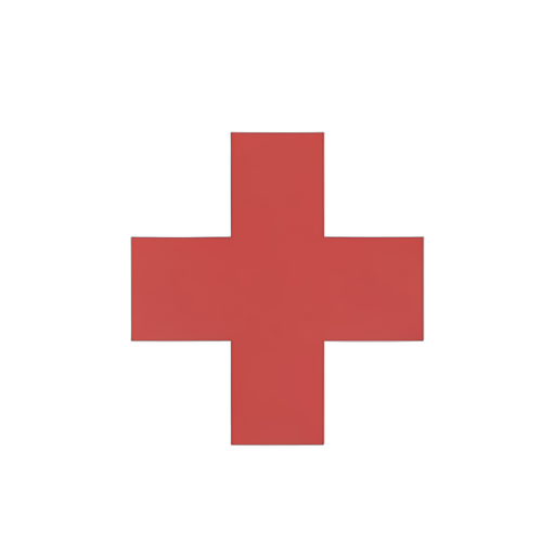 Flat Icon กากบาททางการแพทย์