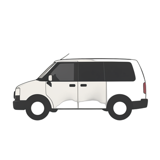 Flat Icon Minivan