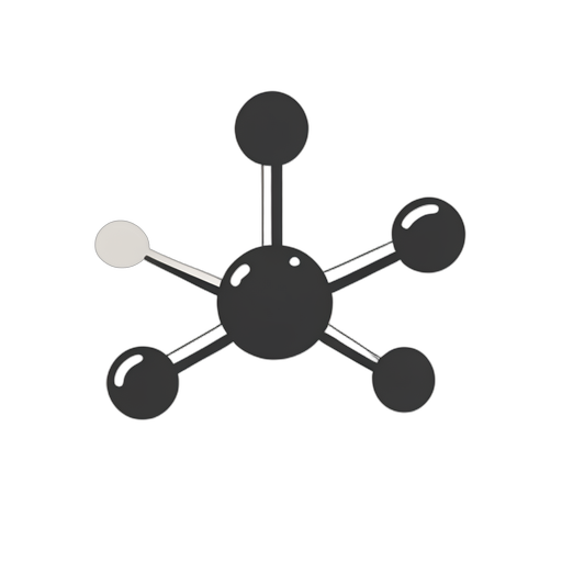 Flat Icon Molekül