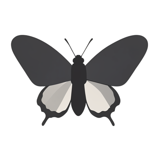 Flat Icon 蛾