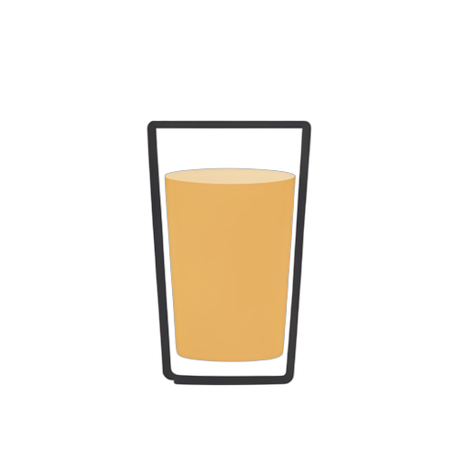 Flat Icon عصير برتقال