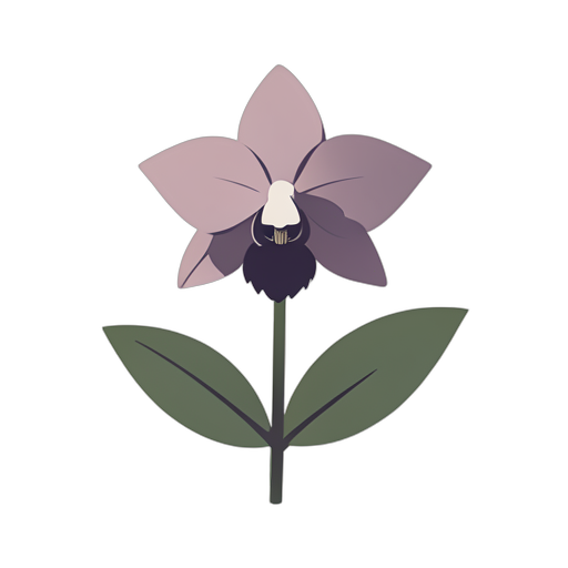 Flat Icon Orchid