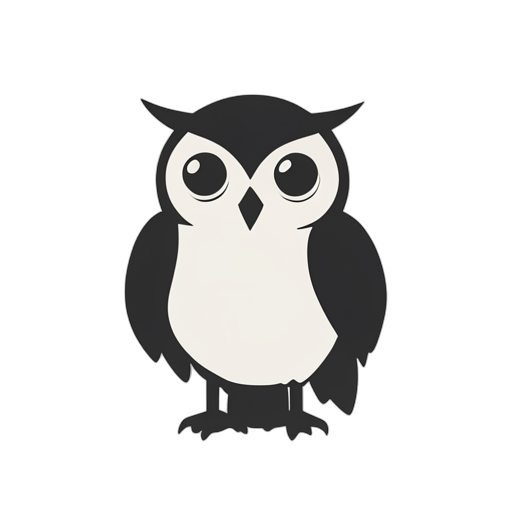 Flat Icon Owl
