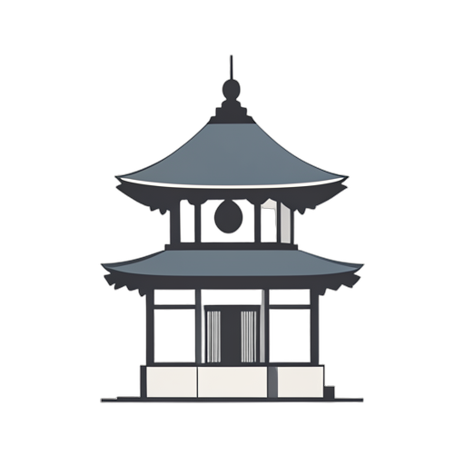Flat Icon Pagoda