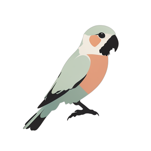 Flat Icon Parakeet