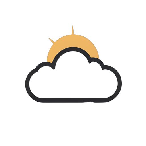 Flat Icon Partly Cloudy