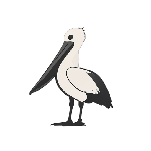 Flat Icon Pelican