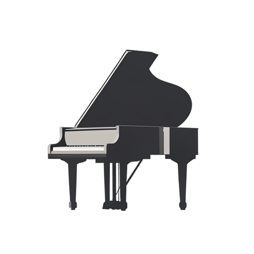 Flat Icon Grand Piano
