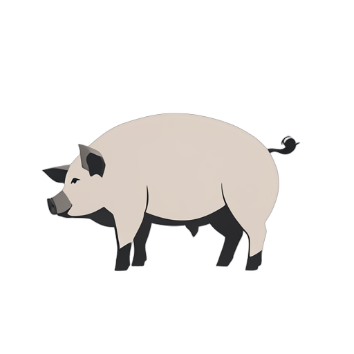 Flat Icon 돼지