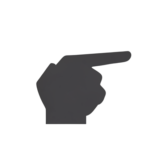 Flat Icon Указание Вправо