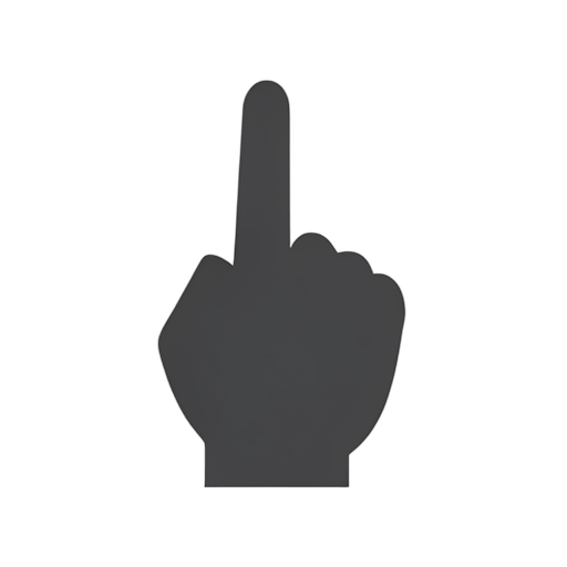 Flat Icon Wskazujący W Górę