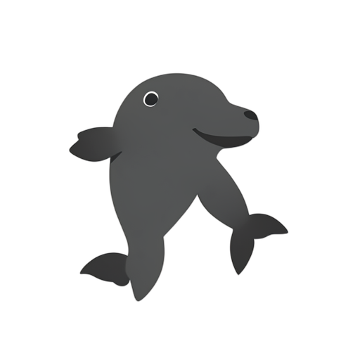 Flat Icon Porpoise