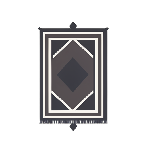 Flat Icon เสื่อสวดมนต์