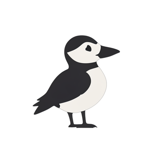 Flat Icon Puffin
