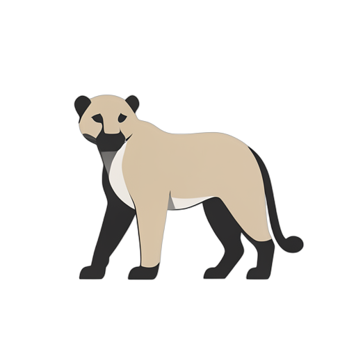 Flat Icon เสือ