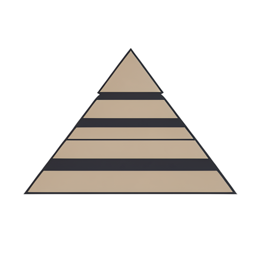 Flat Icon Pyramide