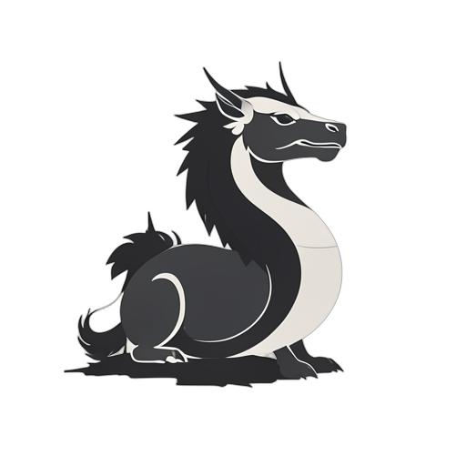 Flat Icon Qilin