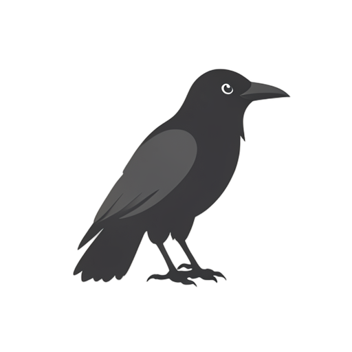 Flat Icon Corvo