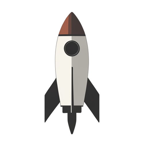 Flat Icon ロケット