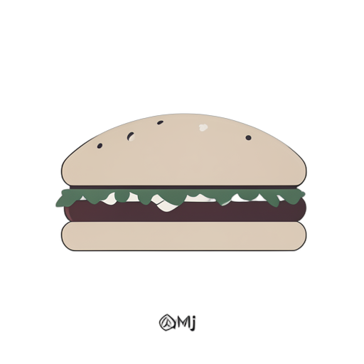 Flat Icon Sandwich
